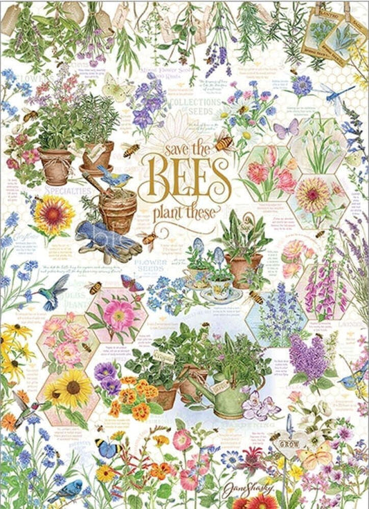 Cobble Hill - Save the Bees - 1000 Piece Jigsaw Puzzle