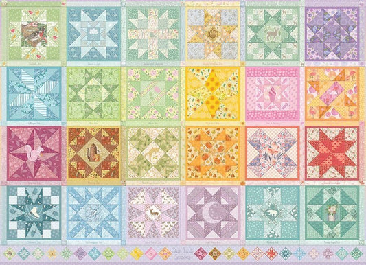 Cobble Hill - Star Quilt Seasons - 1000 Piece Jigsaw Puzzle