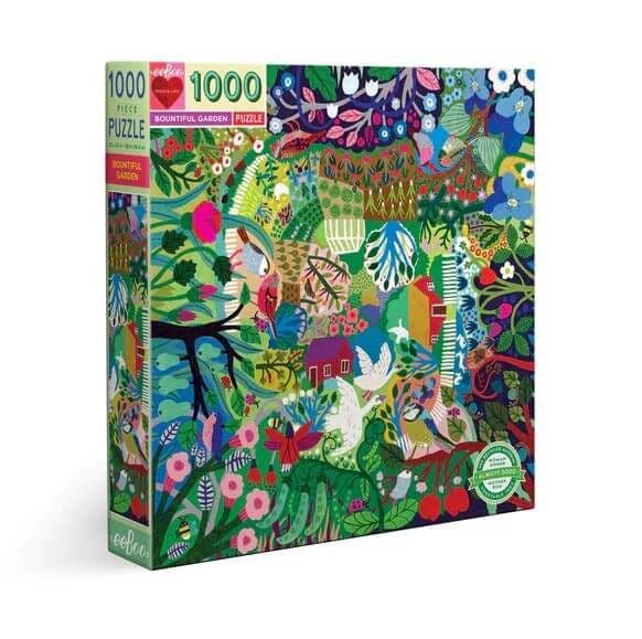 Eeboo - Bountiful Gardens - 1000 Piece Jigsaw Puzzles