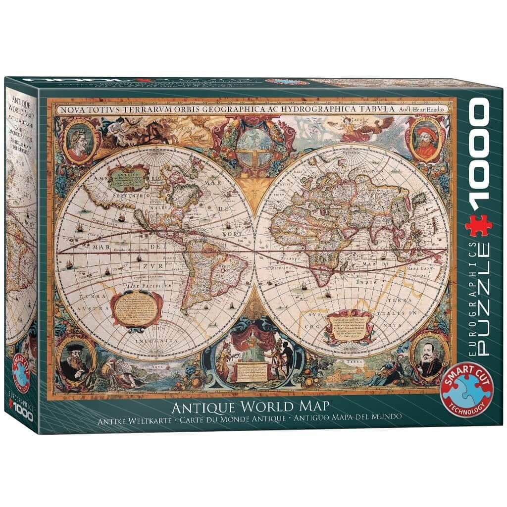 Eurographics - Antique World Map - 1000 Piece Jigsaw Puzzle