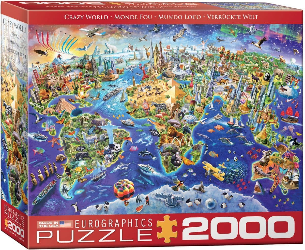 Eurographics - Crazy World - 2000 Piece Jigsaw Puzzle