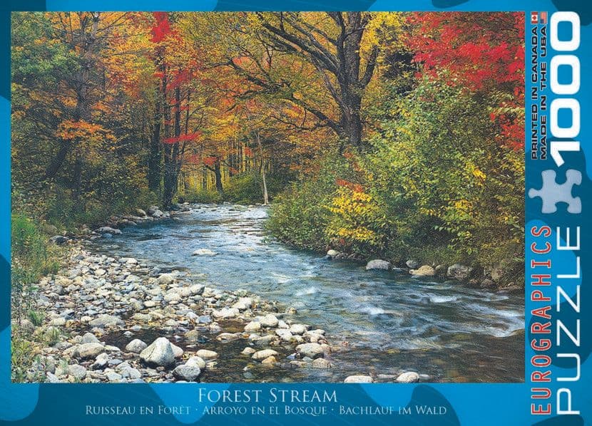 Eurographics - Forest Stream - 1000 Piece Jigsaw Puzzle