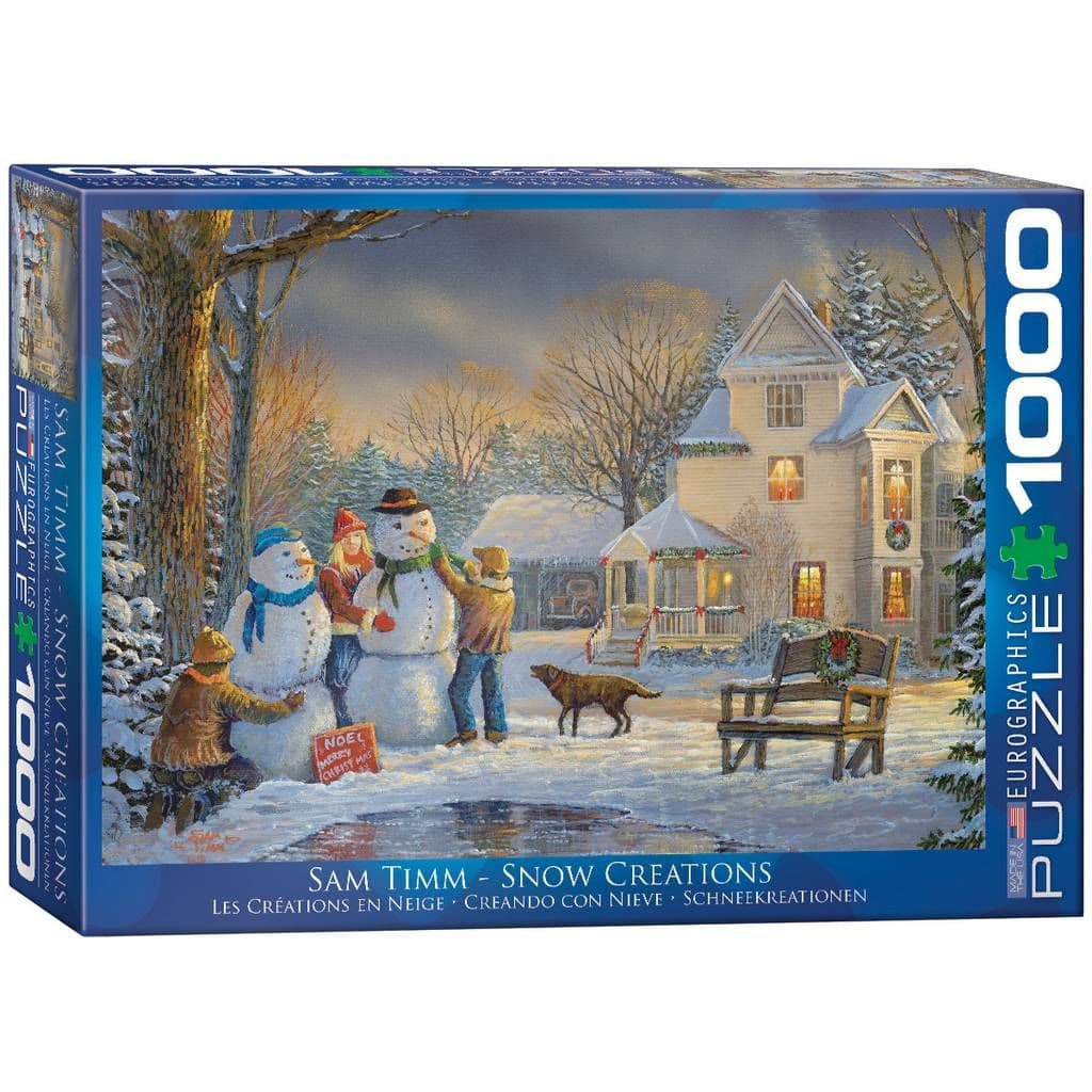 Eurographics - Snow Creations by Sam Timm - 1000 Piece Jigsaw Puzzle