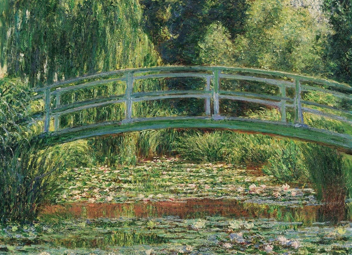 Eurographics - The Japanese Footbridge - Monet - 1000 Piece Jigsaw Puzzle
