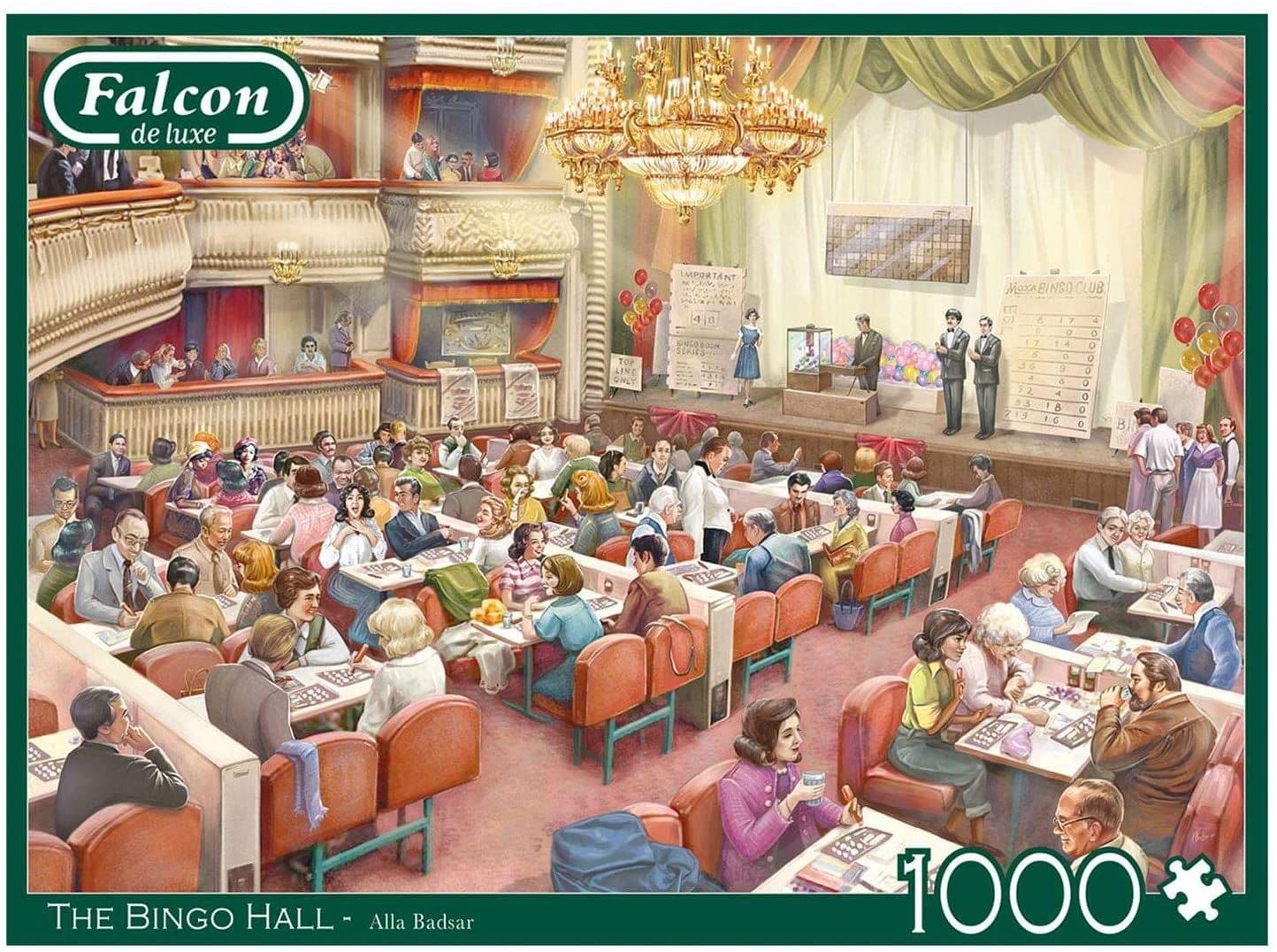 Falcon de luxe - The Bingo Hall - 1000 Piece Jigsaw Puzzle