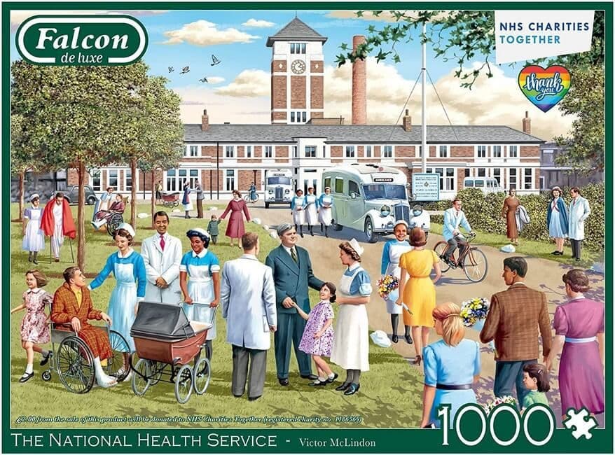 Falcon de luxe - The National Health Service - 1000 Piece Jigsaw Puzzle