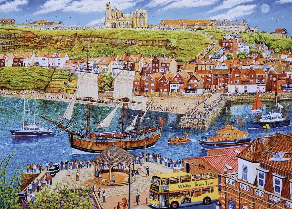 Gibsons - Endeavour, Whitby - 1000 Piece Jigsaw Puzzle