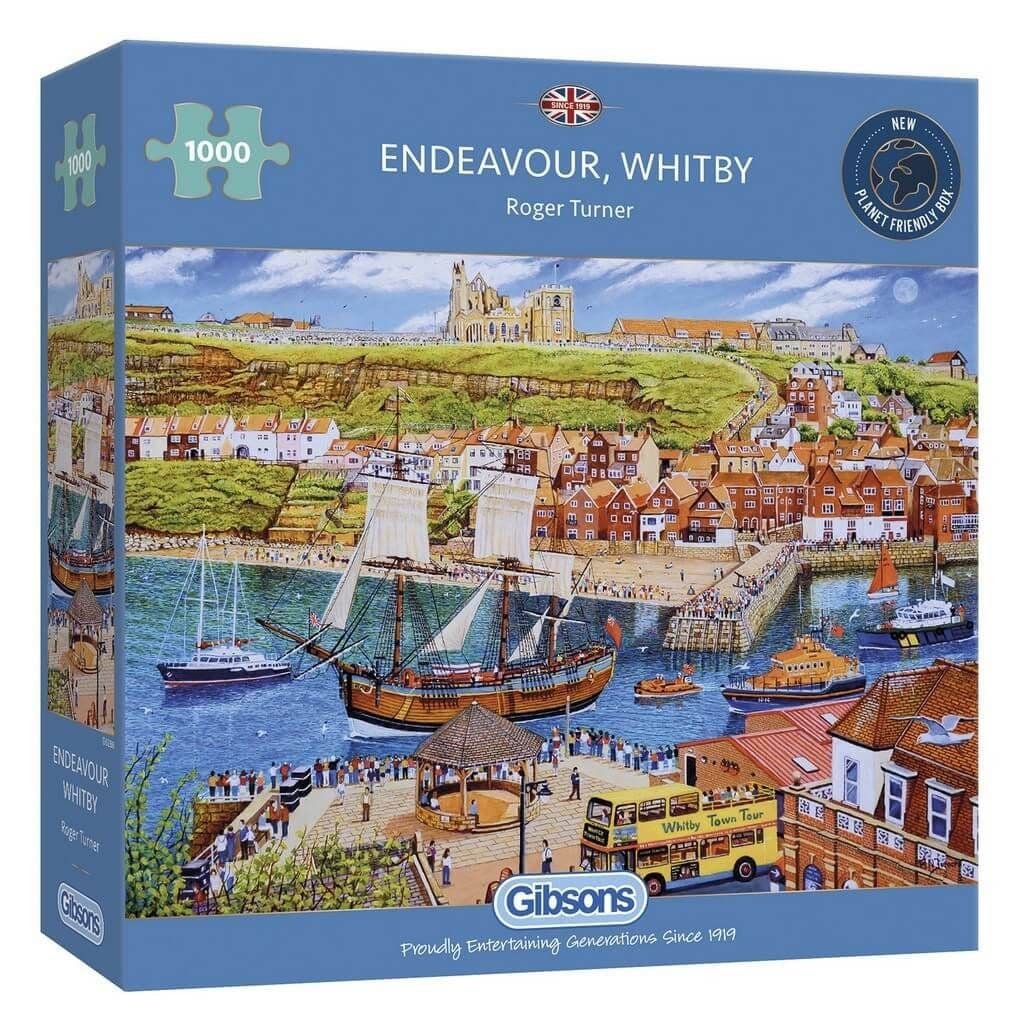 Gibsons - Endeavour, Whitby - 1000 Piece Jigsaw Puzzle