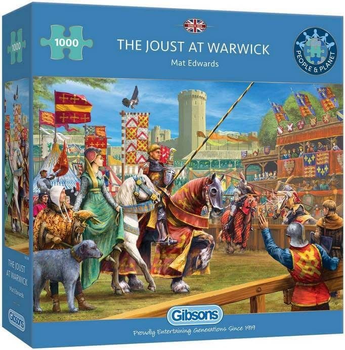 Gibsons - Joust at Warwick - 1000 Piece Jigsaw Puzzle