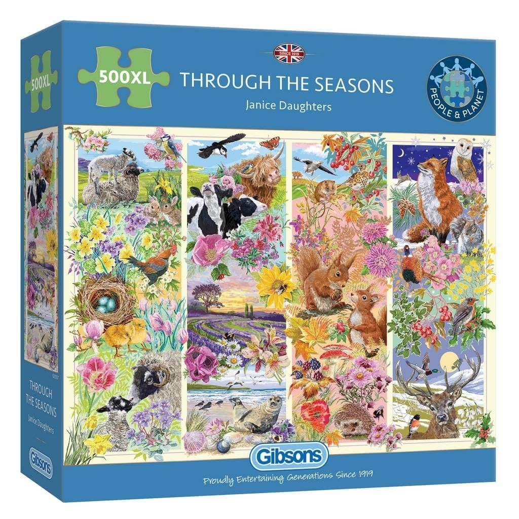Gibsons - Through the Seasons - 500XL Piece Jigsaw Puzzle