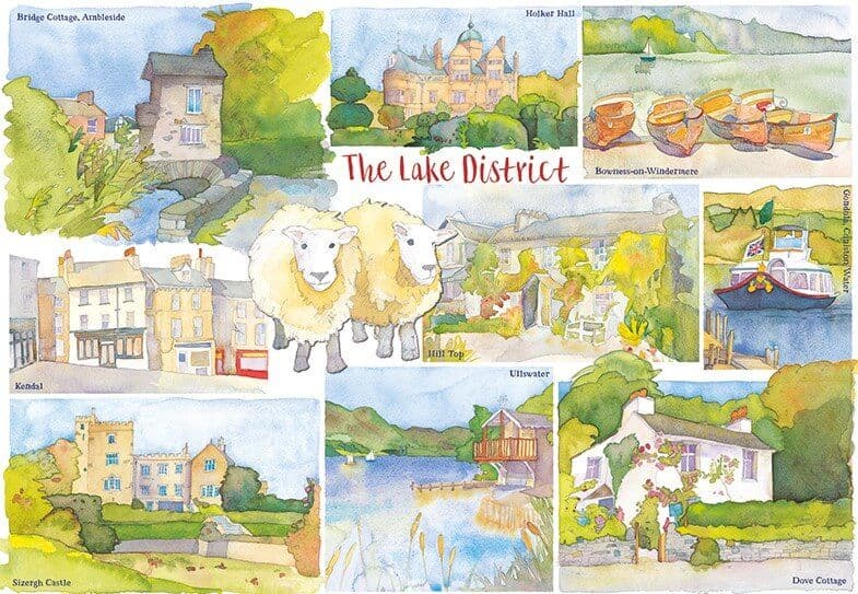 Emma Ball - Lake District - 1000 Piece Jigsaw Puzzle