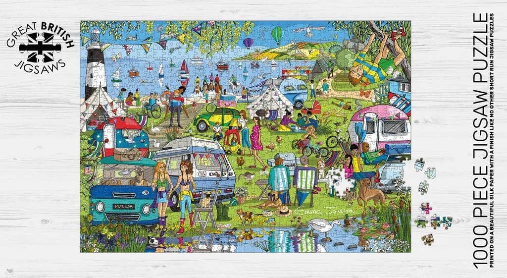 Emma Joustra - Camping Chaos - 1000 Piece Jigsaw Puzzle
