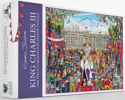 Great British Puzzles - King Charles III Coronation - 1000 Piece Jigsaw Puzzle