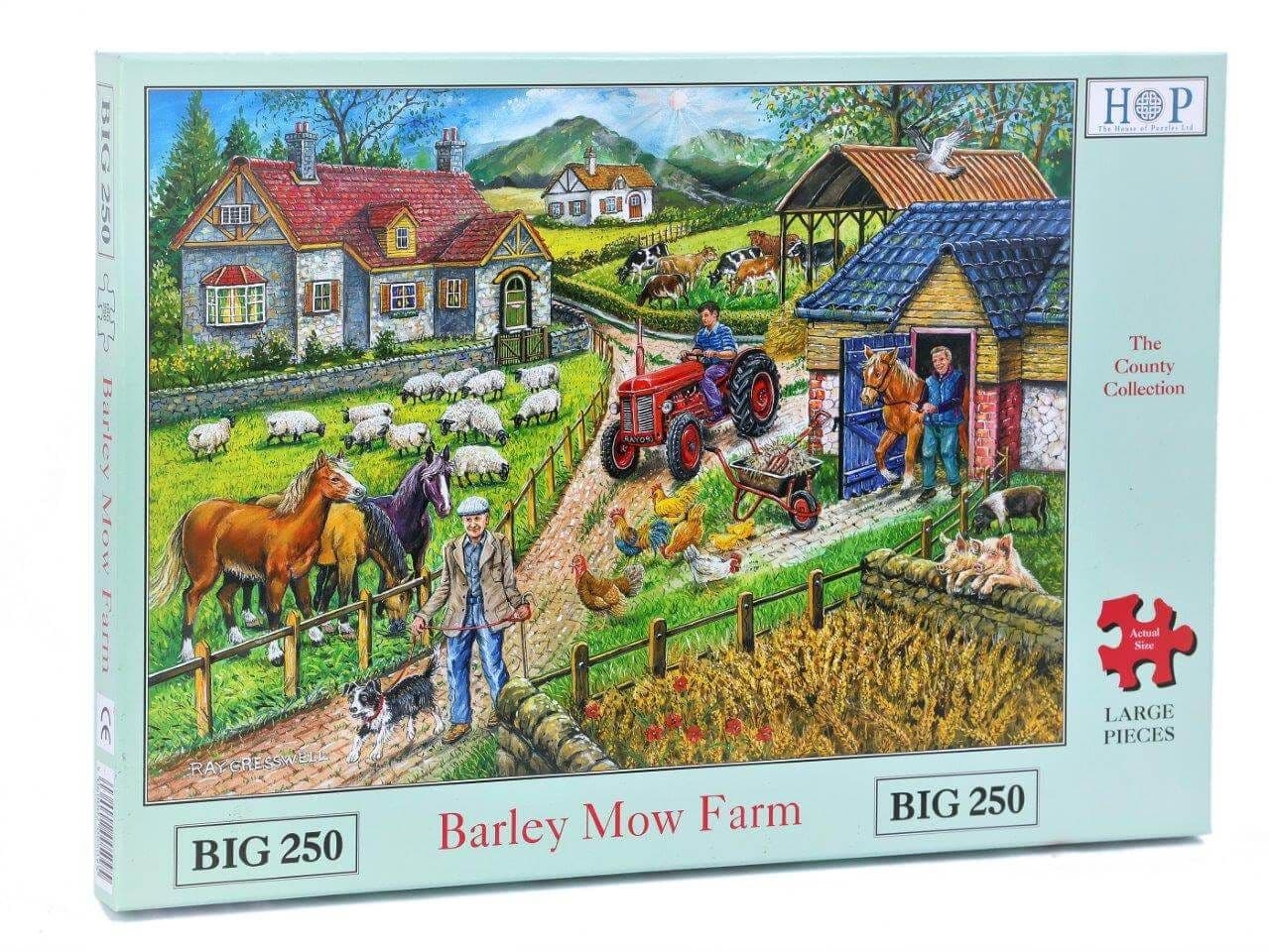 House of Puzzles - Barley Mow Farm - 250XL Piece Jigsaw Puzzle