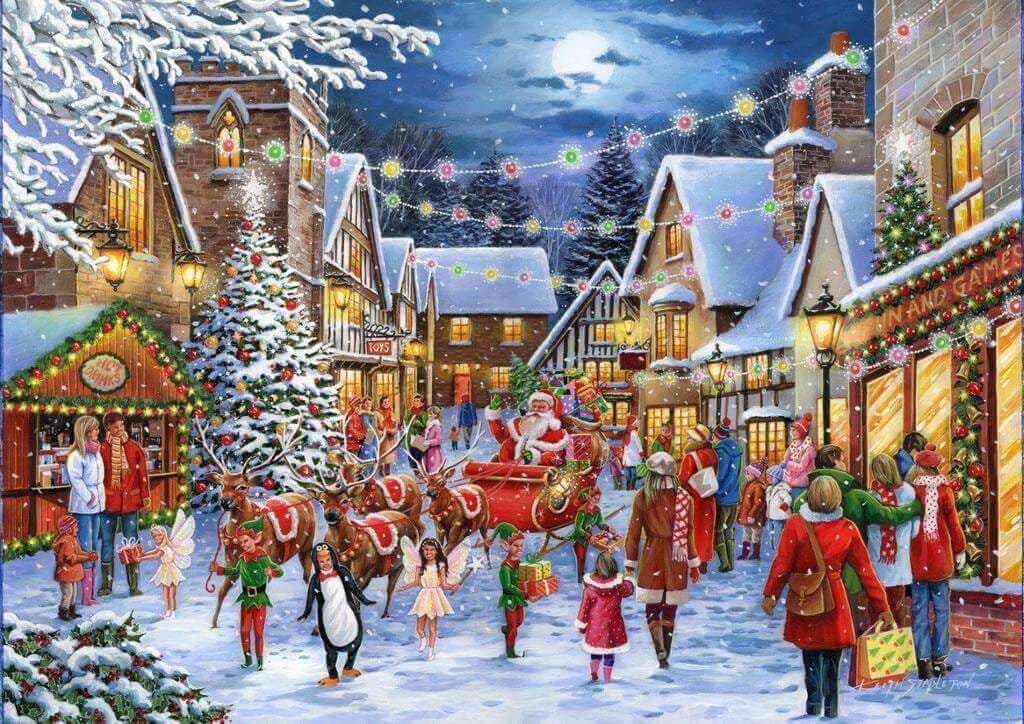 House of Puzzles - Christmas Parade No17 - 1000 Piece Jigsaw Puzzle