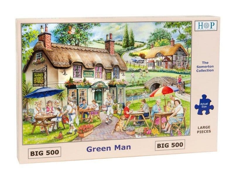 House of Puzzles - Green Man - 500XL Piece Jigsaw Puzzle