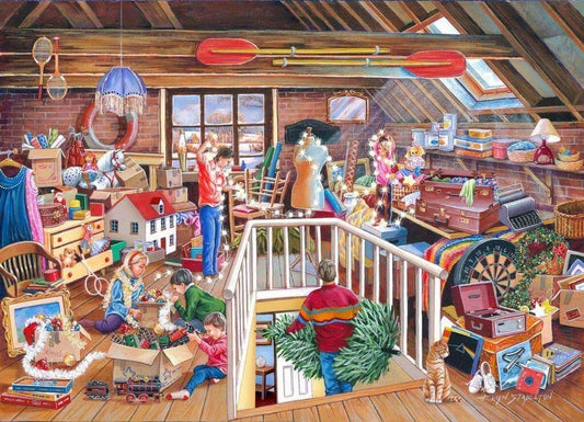 House of Puzzles - Hunt the Baubles No 22 Find The Difference - 1000 Piece Jigsaw Puzzle