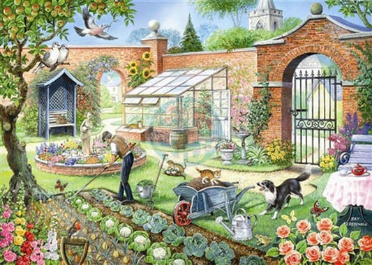 House of Puzzles - Kitchen Garden - 1000 Piece Jigsaw Puzzle