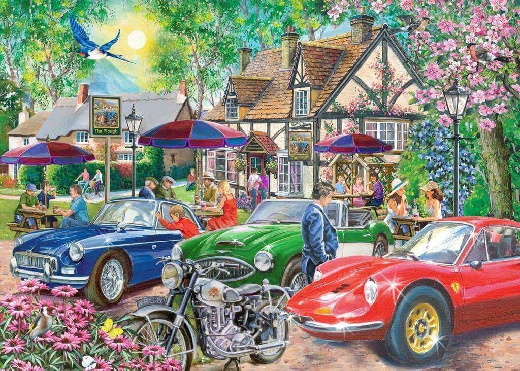 House of Puzzles - Plough Inn - 500XL Piece Jigsaw Puzzle