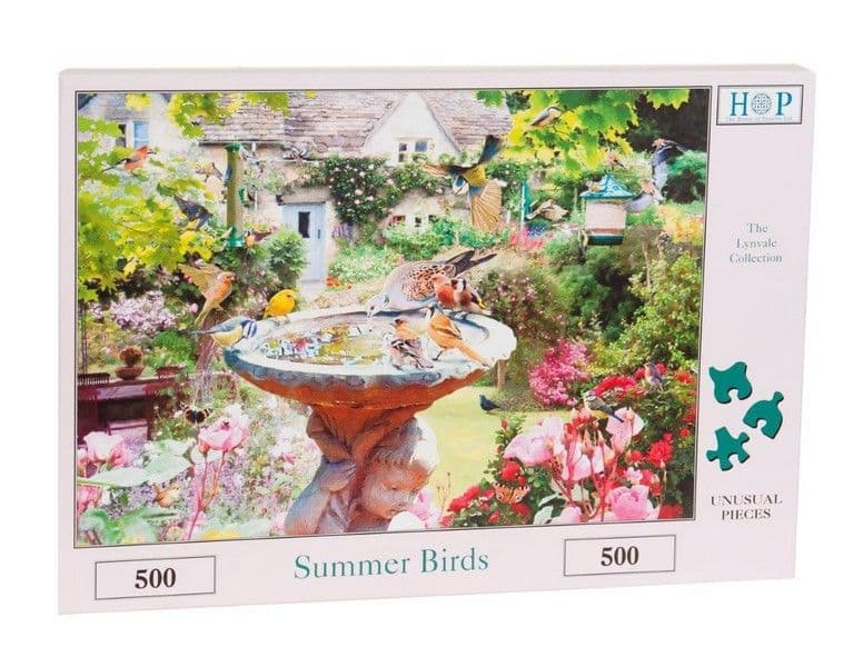 House of Puzzles - Summer Birds - 500 Piece Jigsaw Puzzle