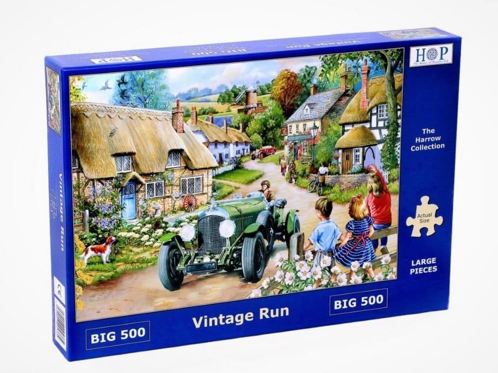 House of Puzzles - Vintage Run - 500XL Piece Jigsaw Puzzle