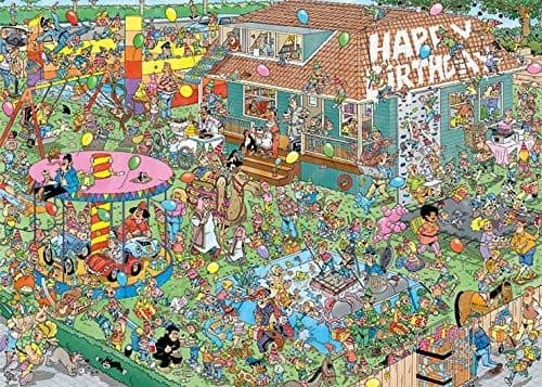 Jan van Haasteren - Children's Birthday - 1000 Piece Jigsaw Puzzle
