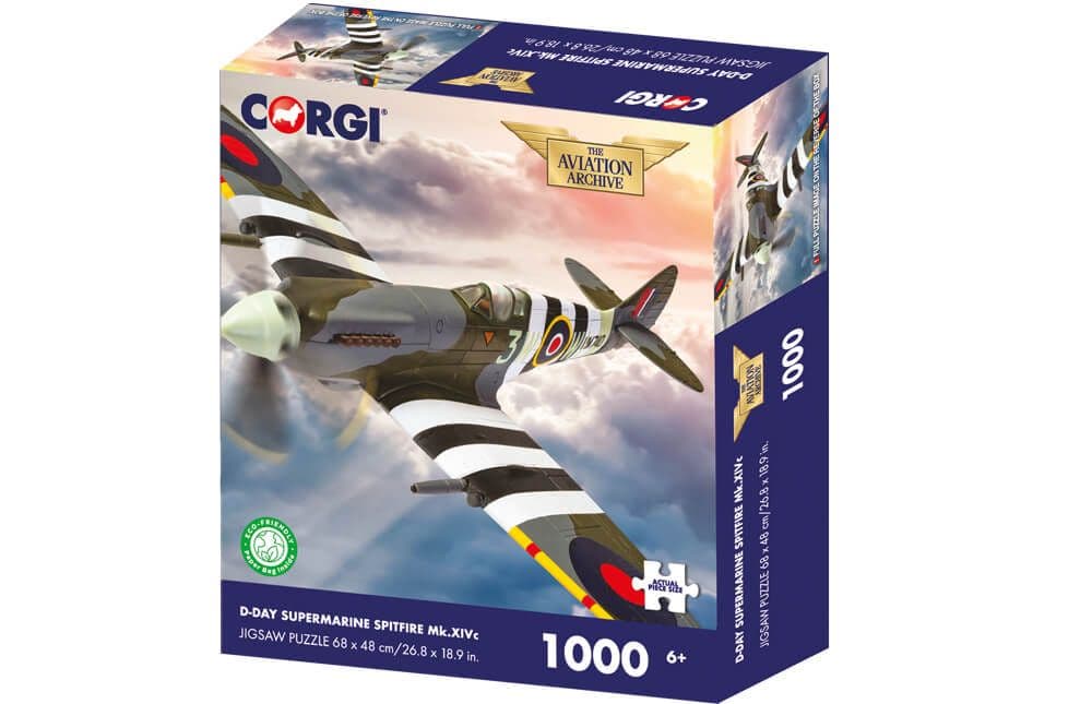 Kidicraft - D-Day Supermarine Spitfire Mk XIVc - 1000 Piece Jigsaw Puzzle