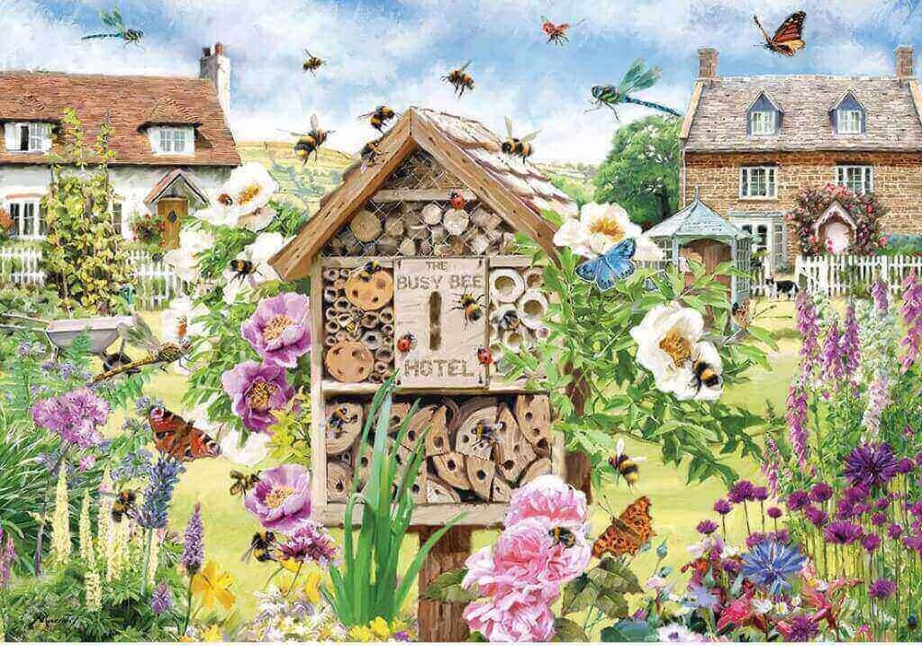 Otter House - Busy Bee Hotel - 500 Piece Jigsaw Puzzle