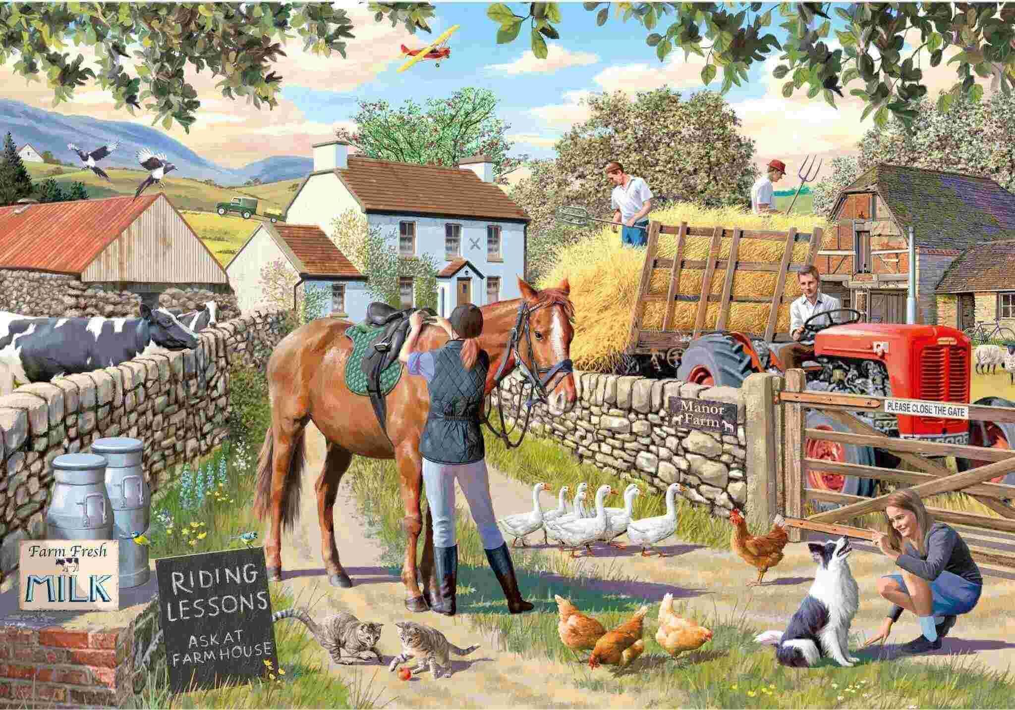 Otter House - Manor Farm - 500 Piece Jigsaw Puzzle - The Yorkshire 