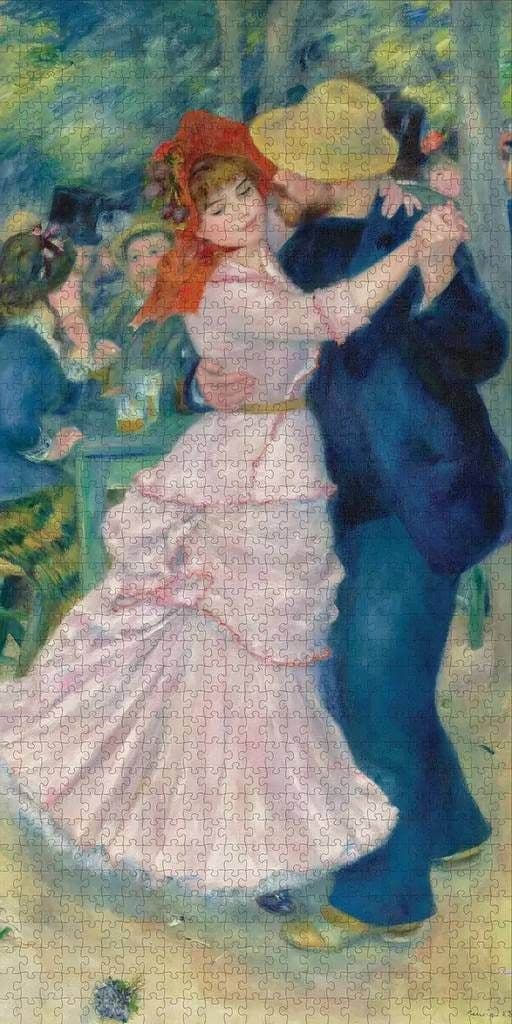 Pomegranate - Pierre-Auguste Renoir Dance at Bougival - 1000 Piece Jigsaw Puzzle