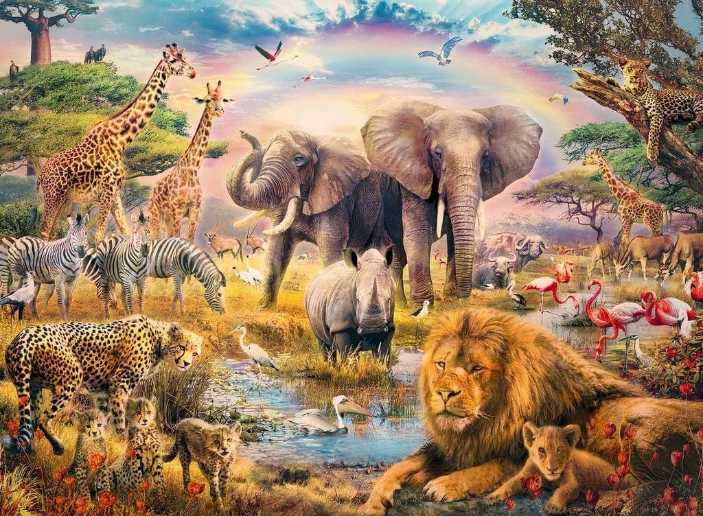 Ravensburger - African Safari - 100XXL Piece Jigsaw Puzzle