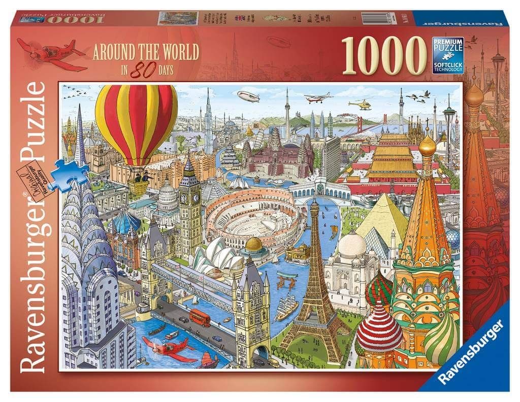 Ravensburger - Around the World in 80 Days - 1000 Piece Jigsaw Puzzle