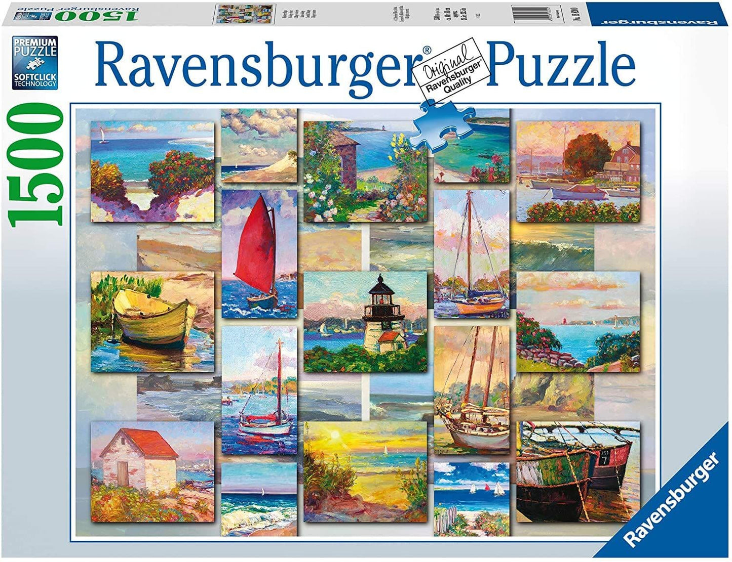 Ravensburger - Coastal Collage, 1500 Piece Jigsaw Puzzle