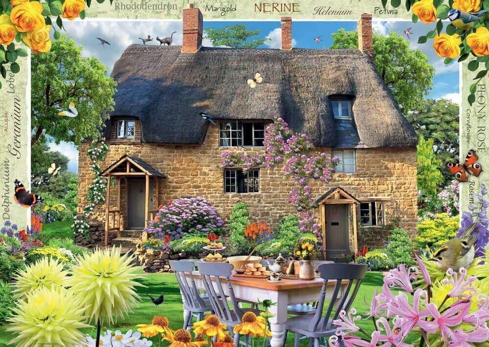 Ravensburger Country Cottage - Baker's Cottage, 1000-piece jigsaw puzzle