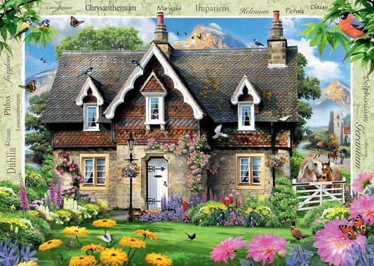 Ravensburger - Country Cottage No 15 - Hillside Cottage - 1000 Piece Jigsaw Puzzle