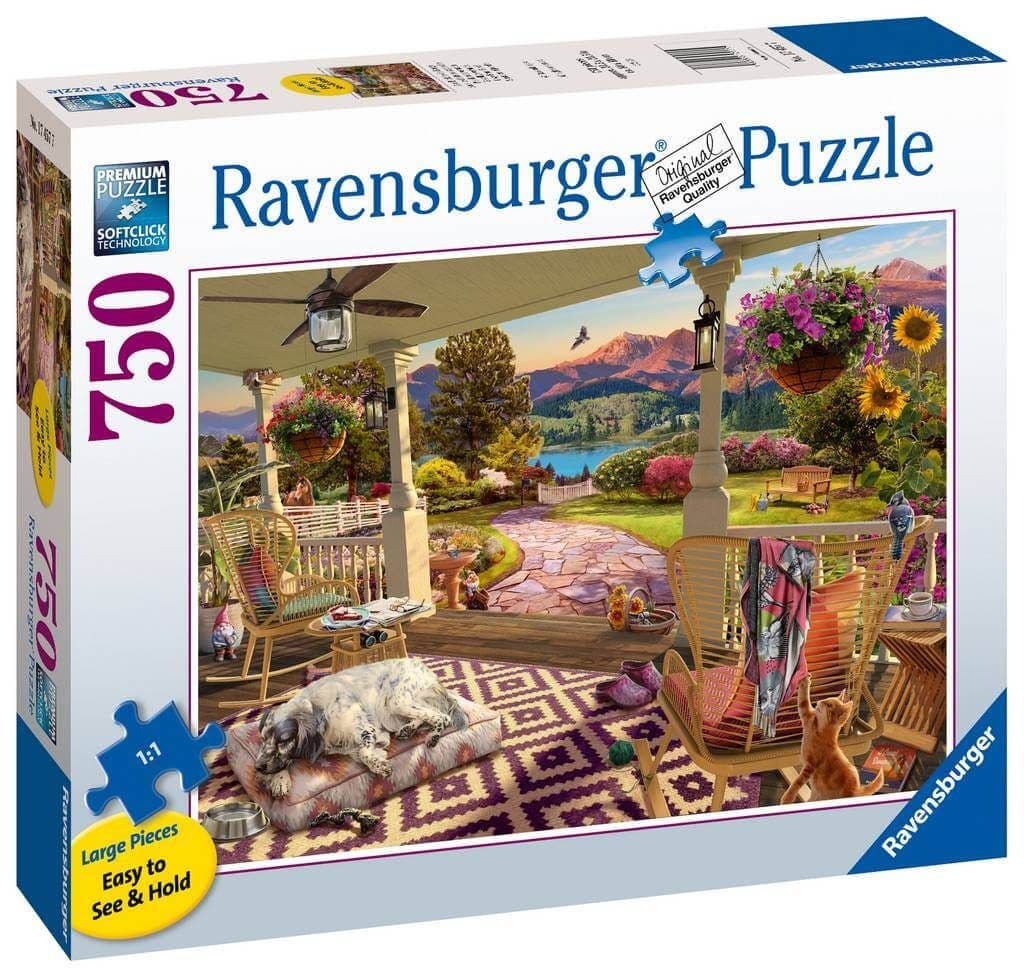 Ravensburger Cozy Front Porch Views, 750-piece jigsaw puzzle