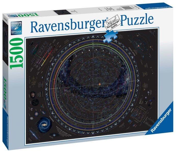 Ravensburger - Map of the Universe - 1500 Piece Jigsaw Puzzle