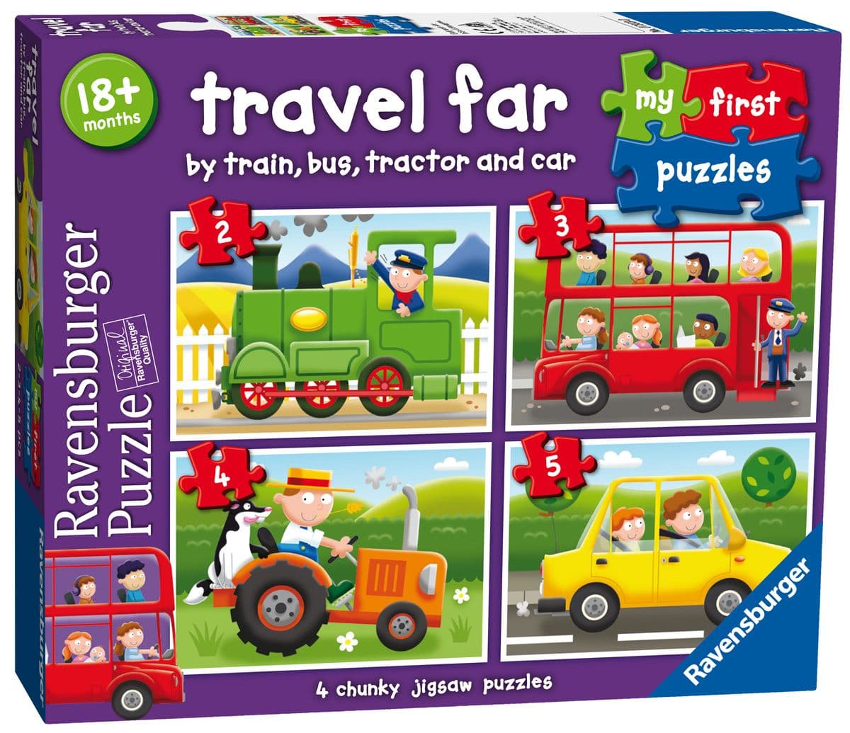 Ravensburger My First Puzzle - Travel Far Jigsaw Puzzle
