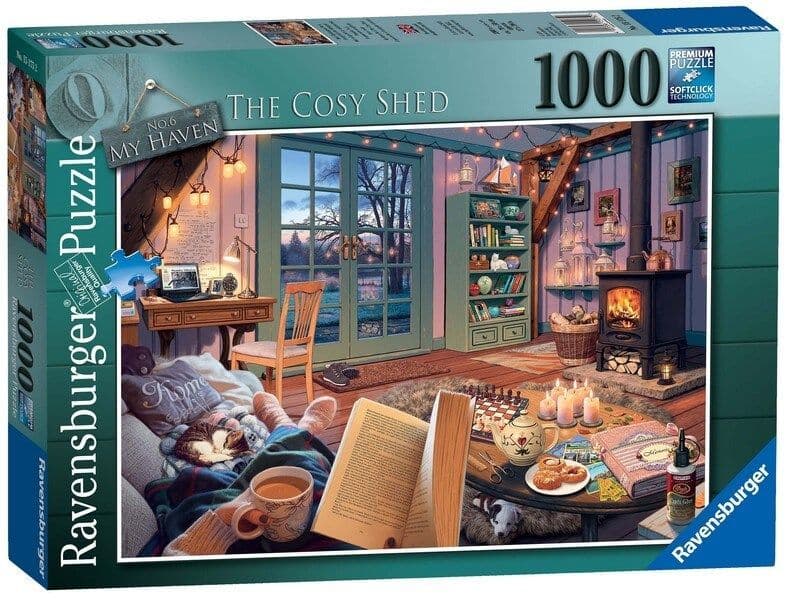 Ravensburger - My Haven No 6 - The Cosy Shed - 1000 Piece Jigsaw Puzzle