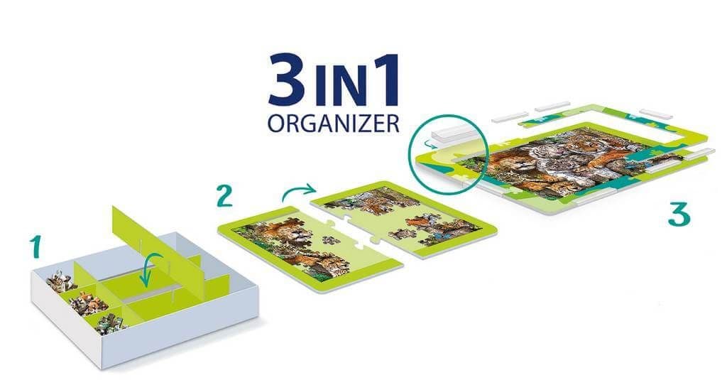 Ravensburger - My Puzzle Friends Kids 3 in 1 Organiser