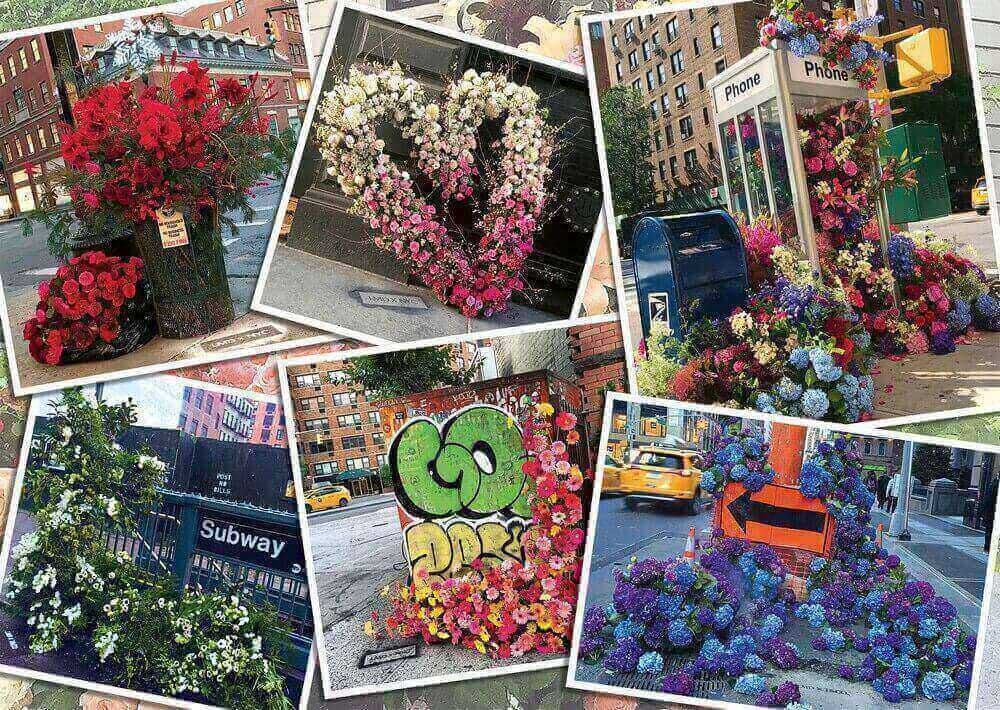 Ravensburger NYC Flower Flash, 1000-piece jigsaw puzzle