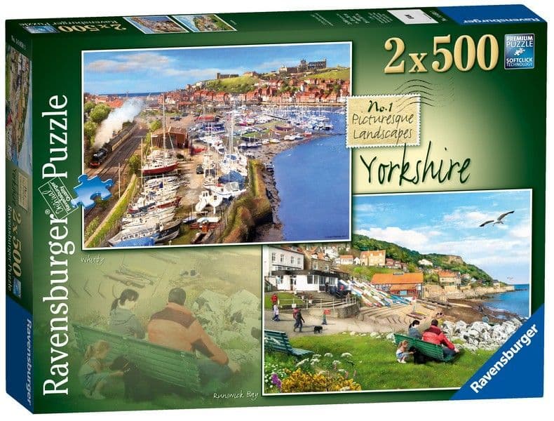 Ravensburger Picturesque Yorkshire, 2 × 500 pieces jigsaw puzzle