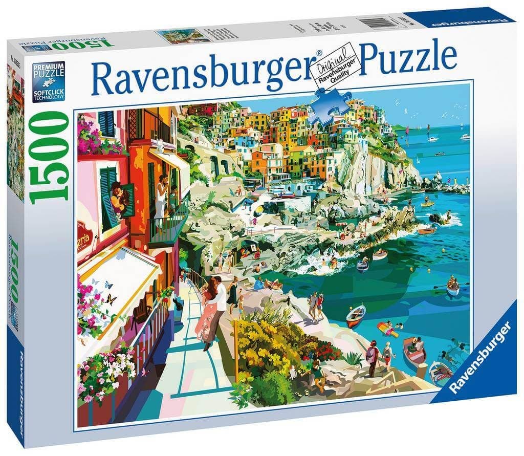 Ravensburger - Romance in Cinque Terre - 1500 Piece Jigsaw Puzzle