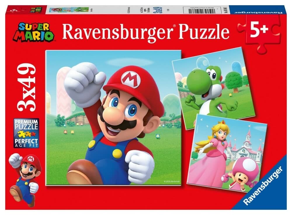 Ravensburger Super Mario - 100 Piece Jigsaw Puzzles for Kids Age 6 Years Up  - Extra Large Pieces