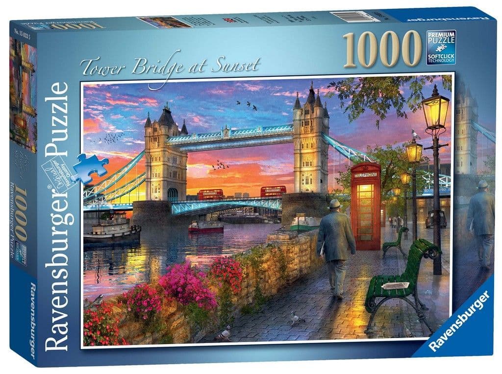 Ravensburger - Tower Bridge at Sunset - 1000 Piece Jigsaw Puzzle
