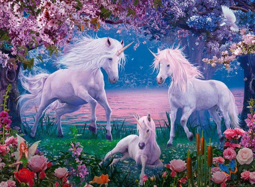 Ravensburger - Unicorn Grove - 100XXL Piece Jigsaw Puzzle