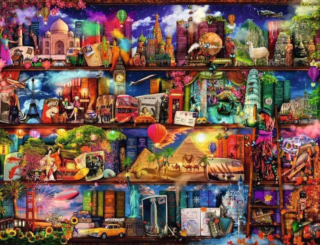 Ravensburger World of Books, 2000-piece jigsaw puzzle