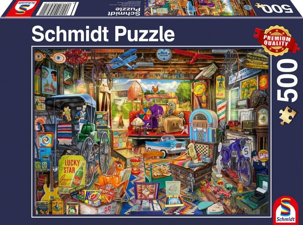 Schmidt - Garage Car Boot Sale - 500 Piece Jigsaw Puzzle