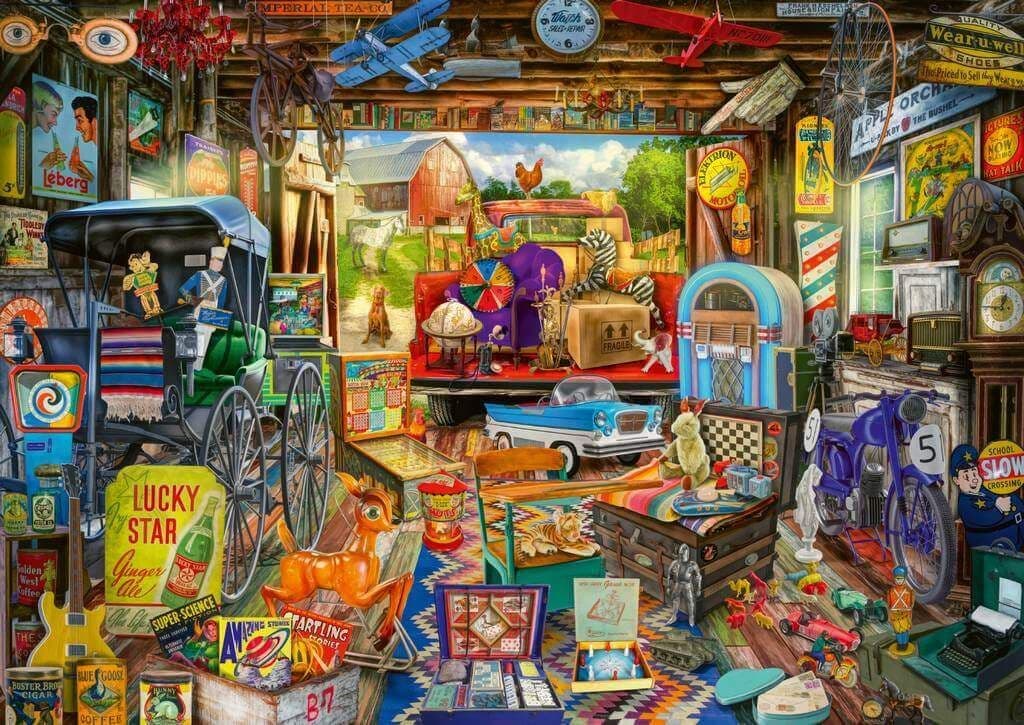 Schmidt - Garage Car Boot Sale - 500 Piece Jigsaw Puzzle