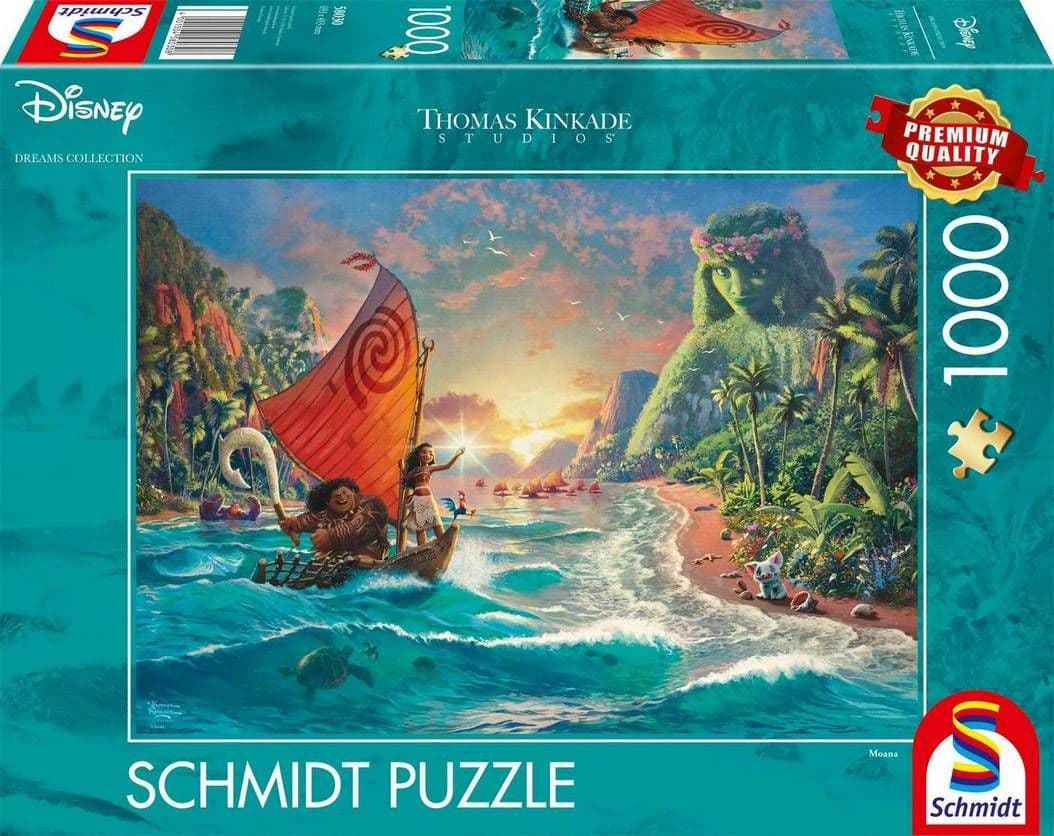 Schmidt - Thomas Kinkade - Disney Moana - 1000 Piece Jigsaw Puzzle
